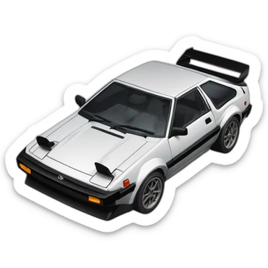 Initial D Toyota ae86 sticker