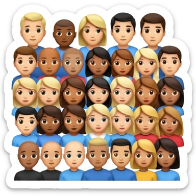 collection of avatars with famous tv shows and movies most icone characters sticker