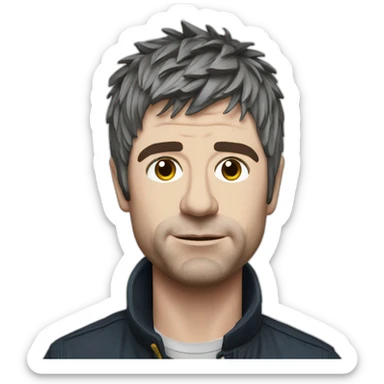 noel gallagher sticker