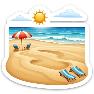 Beach  sticker
