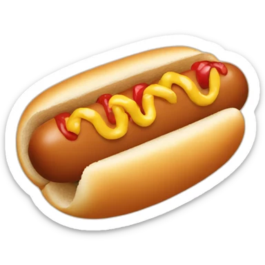 hot dog finger buns sticker