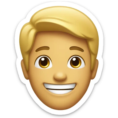 Overly excited  sticker