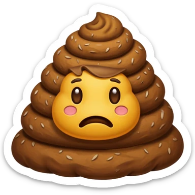 Shit happens sticker