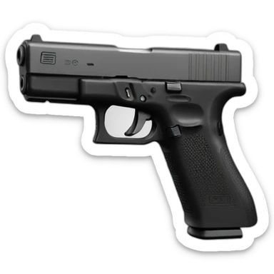 Black glock sticker