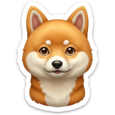 shiba inu le plus beau du monde sticker