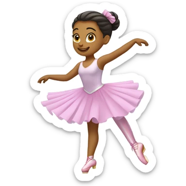 Bailarina patinando  sticker