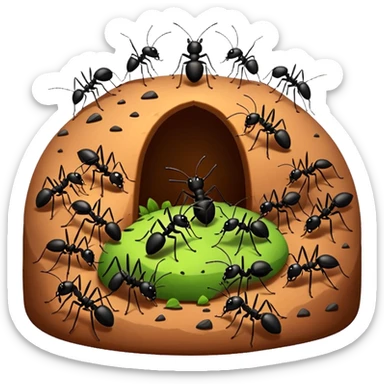 Ant Colony sticker