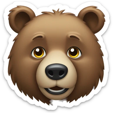 Bear sticker