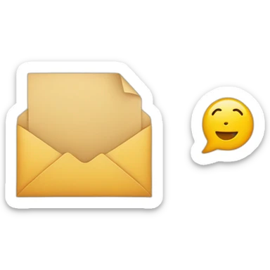 A letter and F letter and file sticker