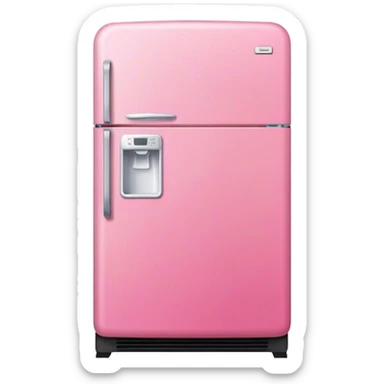large fancy pink refrigerator sticker