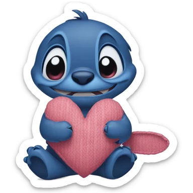 stitch enamorado sticker