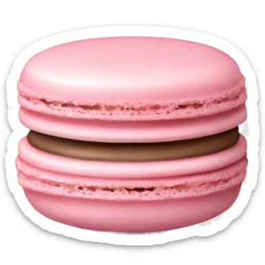 Light pink macaron sticker