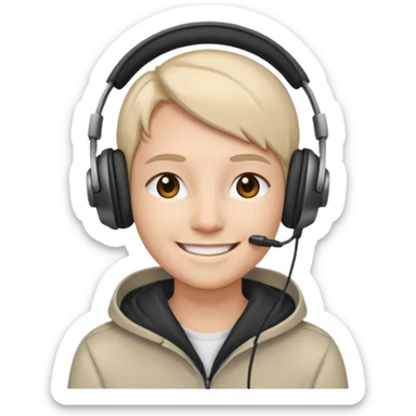 Una carita con audios sticker