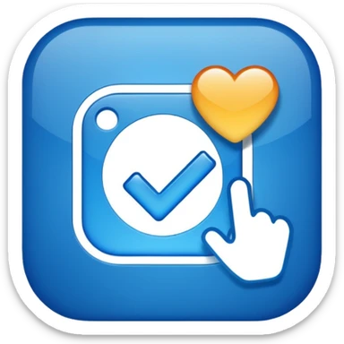 Instagram Blue Tik sticker