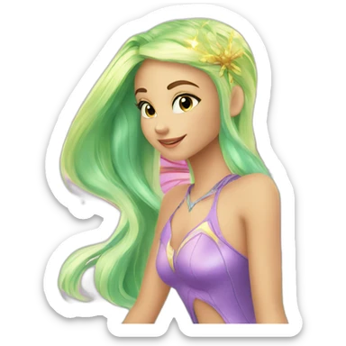stella enchantix from winx club sticker