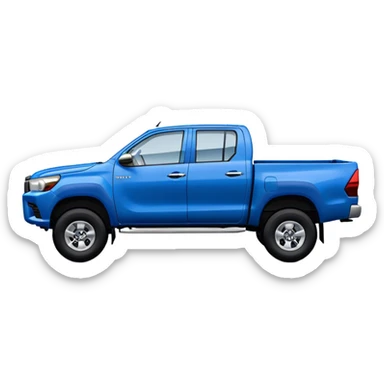 Toyota Hilux - Toyota (Model Year: 2021) (Iconic colour: Blue) sticker