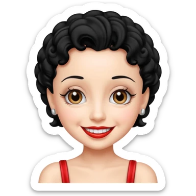 Betty boop sticker