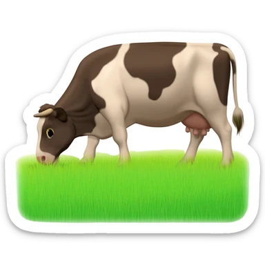 Cow sticker