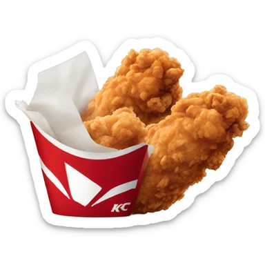 Kfc logo without kfc letter sticker