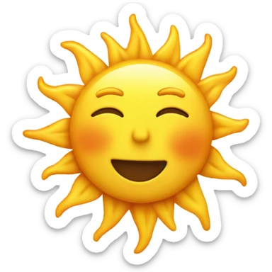 Sun sticker