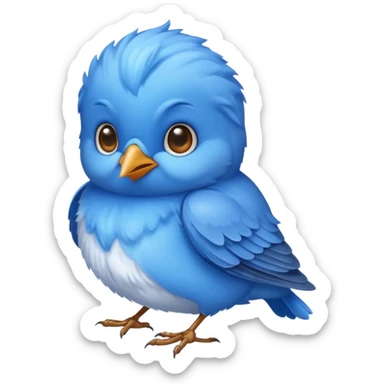 Baby Bluebird sticker