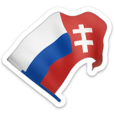 Pomme avec le drapeau de france sticker