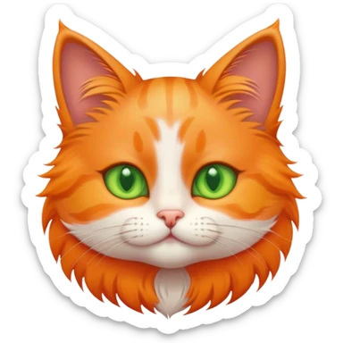 a cute little cat boyfriend  sticker