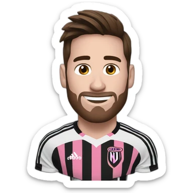 Messi inter miami sticker