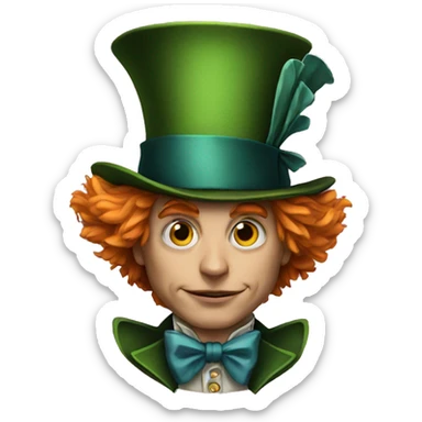 Mad Hatter sticker