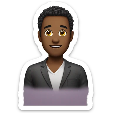 Flirting surprise  sticker