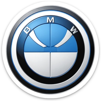BMW emoji logo  sticker