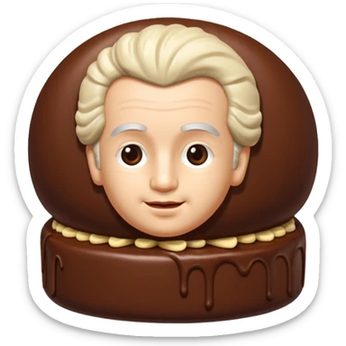 half of mozart kuglen so you can see the inside sticker