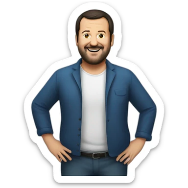 matteo salvini sticker
