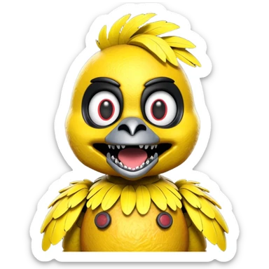Chica from Five Nights At Freddy's Movie sticker