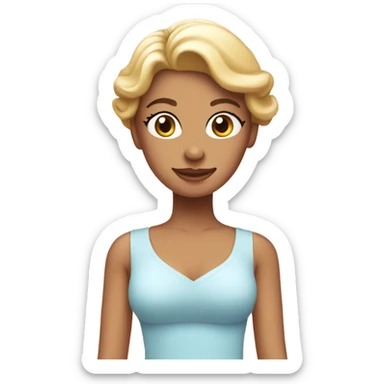 pink pilates princess sticker