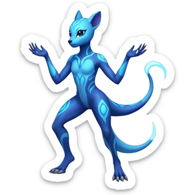 Fionbri-creature by Falvie (full body) sticker