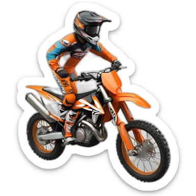Motocross-ktm sticker