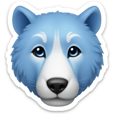 blue unique animals sticker