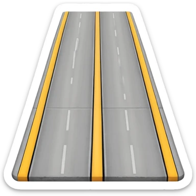 horizontal runway sticker