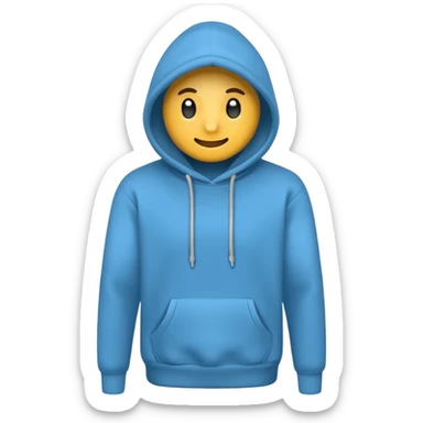 erstelle mir nur einen kapuzenpullover in uni und ohne mensch sticker