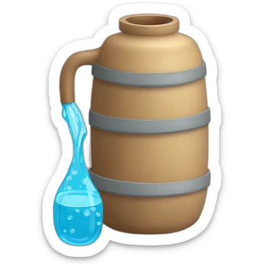 Jarra de agua sticker