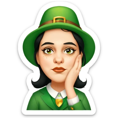 Sad Leprechaun sticker