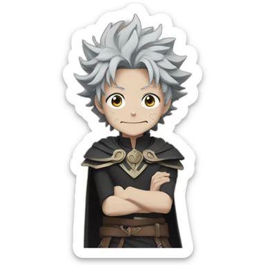 Asta black clover sticker