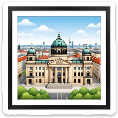 Germany, Berlin  sticker