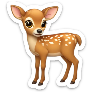 fawn sticker