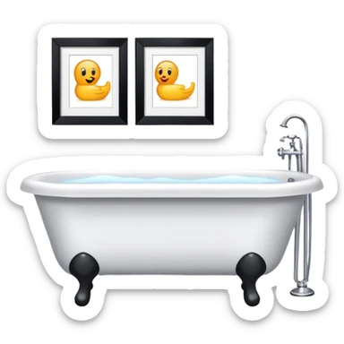 Bathroom and bathtub sticker