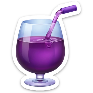 grape juice sticker