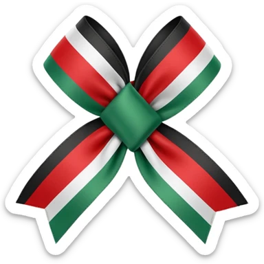 Palestine ribbon  sticker