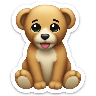 stuffed animal toy sticker