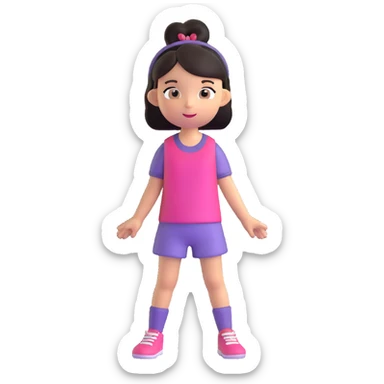 beautiful girl sticker